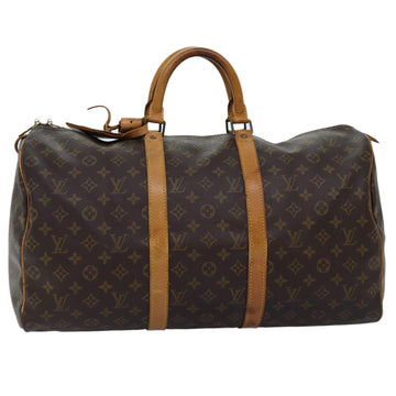 LOUIS VUITTON Monogram Keepall 50 Boston Bag M41426 LV Auth 72868