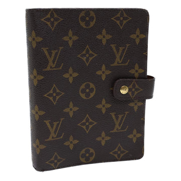 LOUIS VUITTON Monogram Agenda MM Day Planner Cover R20105 LV Auth 72905