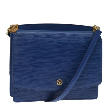 LOUIS VUITTON Epi Grenel Shoulder Bag Blue M52362 LV Auth 73029