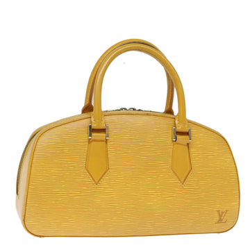 LOUIS VUITTON Epi jasmine Hand Bag Tassili Yellow M52089 LV Auth 73039