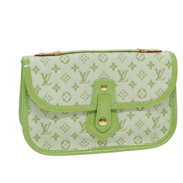 LOUIS VUITTON Monogram Mini Trousse Marie Kate Pouch Green M92935 Auth 73086SA