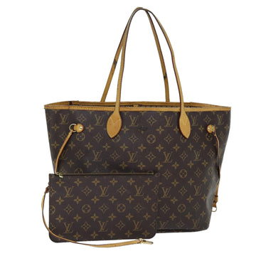 LOUIS VUITTON Monogram Neverfull MM Tote Bag M40156 LV Auth 73213