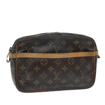 LOUIS VUITTON Monogram Compiegne 23 Clutch Bag M51847 LV Auth 73275