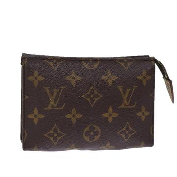 LOUIS VUITTON Monogram Poche Toilette 15 Pouch M47546 LV Auth 73279