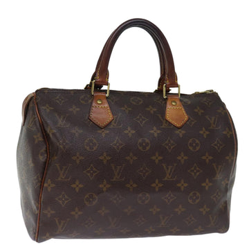 LOUIS VUITTON Monogram Speedy 30 Hand Bag M41526 LV Auth 73320