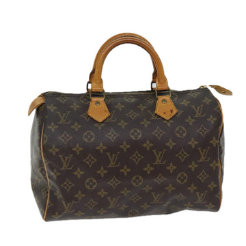 LOUIS VUITTON Monogram Speedy 30 Hand Bag M41526 LV Auth 73439