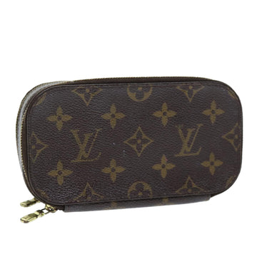 LOUIS VUITTON Monogram Trousse Brush PM Cosmetic Pouch M47510 LV Auth 73460