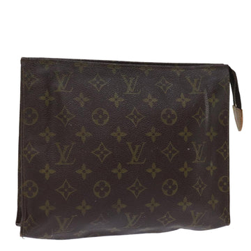 LOUIS VUITTON Monogram Poche Toilette 26 Pouch M47542 LV Auth 73471