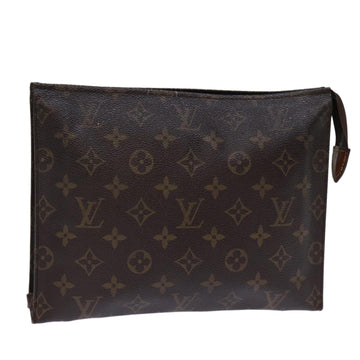 LOUIS VUITTON Monogram Poche Toilette 26 Pouch M47542 LV Auth 73472