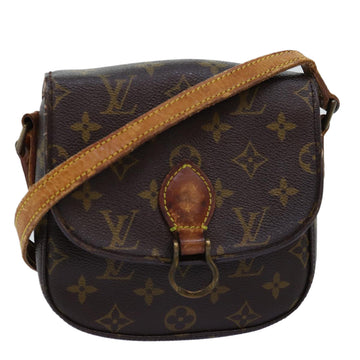 LOUIS VUITTON Monogram Saint Cloud PM Shoulder Bag M51244 LV Auth 73489