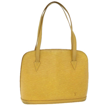 LOUIS VUITTON Epi Lussac Shoulder Bag Yellow M52289 LV Auth 73517