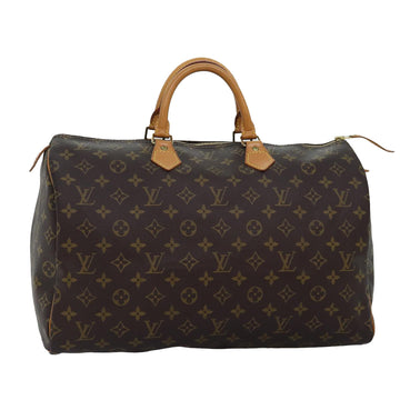 LOUIS VUITTON Monogram Speedy 40 Hand Bag M41522 LV Auth 73550