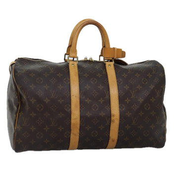 LOUIS VUITTON Monogram Keepall 45 Boston Bag M41428 LV Auth 73551