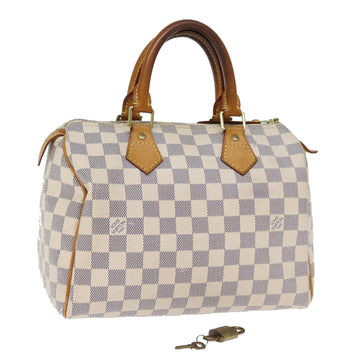 LOUIS VUITTON Damier Azur Speedy 25 Hand Bag N41534 LV Auth 73560