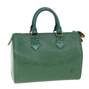 LOUIS VUITTON Epi Speedy 25 Hand Bag Borneo Green M43014 LV Auth 73572