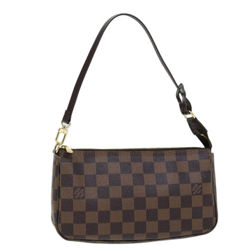 LOUIS VUITTON Damier Ebene Pochette Pouch New Model N41206 LV Auth 73639A