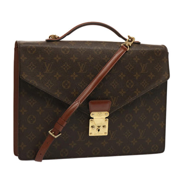 LOUIS VUITTON Monogram Porte Documents Bandouliere Bag M53338 LV Auth 73681