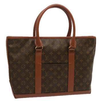 LOUIS VUITTON Monogram Sac Weekend PM Tote Bag Vintage M42425 LV Auth 73806