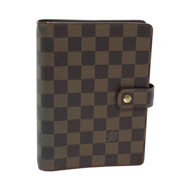 LOUIS VUITTON Damier Ebene Agenda MM Day Planner Cover R20240 LV Auth 74037