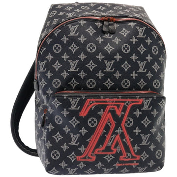 LOUIS VUITTON Monogram Ink Apollo Backpack Navy Red White M43676 LV Auth 74436SA