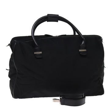 GUCCI Boston Bag Nylon 2way Black Auth 74476