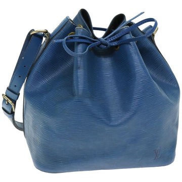 LOUIS VUITTON Epi Petit Noe Shoulder Bag Blue M44105 LV Auth 74515