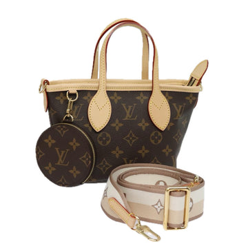 LOUIS VUITTON Monogram Neverfull BB Hand Bag 2way M46705 LV Auth 74681S