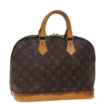 LOUIS VUITTON Monogram Alma Hand Bag M51130 LV Auth 74698