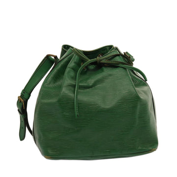 LOUIS VUITTON Epi Petit Noe Shoulder Bag Green M44104 LV Auth 75182