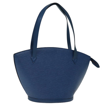 LOUIS VUITTON Epi Saint Jacques Shopping Shoulder Bag Blue M52275 Auth 75192