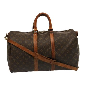 LOUIS VUITTON Monogram Keepall Bandouliere 45 Boston Bag M41418 LV Auth 75202