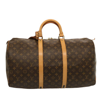 LOUIS VUITTON Monogram Keepall 50 Boston Bag M41426 LV Auth 75203