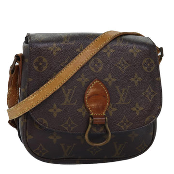 LOUIS VUITTON Monogram Saint Cloud MM Shoulder Bag M51243 Auth 75242