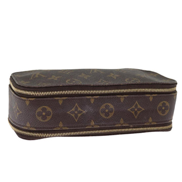 LOUIS VUITTON Monogram Trousse Brush MG Cosmetic Pouch M47505 LV Auth 75252