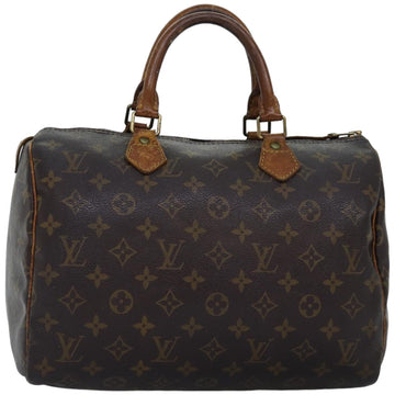 LOUIS VUITTON Monogram Speedy 30 Hand Bag M41526 LV Auth 75288