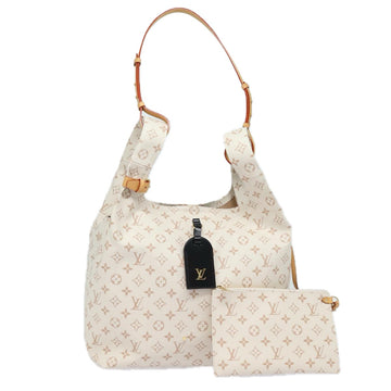 LOUIS VUITTON Monogram Dune Atlantis GM Tote Bag White M24409 LV Auth 75395S