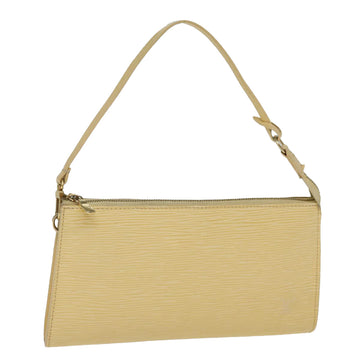 LOUIS VUITTON Epi Pochette Accessoires Pouch Vanilla M5294A LV Auth 75461