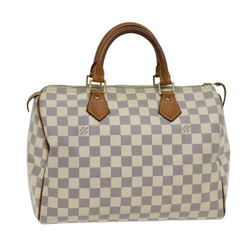 LOUIS VUITTON Damier Azur Speedy 30 Hand Bag N41533 LV Auth 75483