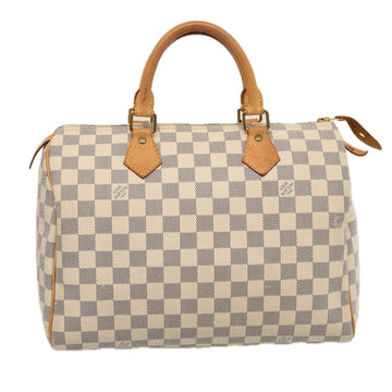 LOUIS VUITTON Damier Azur Speedy 30 Hand Bag N41533 LV Auth 75484