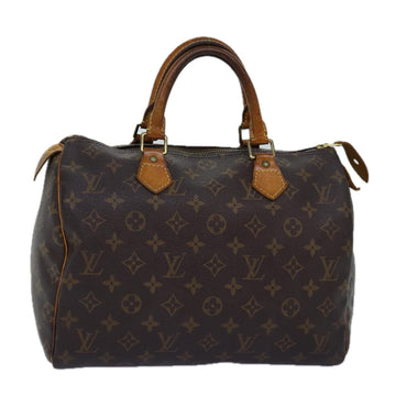 LOUIS VUITTON Monogram Speedy 30 Hand Bag M41526 LV Auth 75485