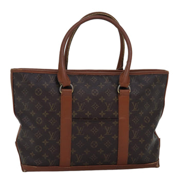 LOUIS VUITTON Monogram Sac Weekend PM Tote Bag M42425 LV Auth 75494