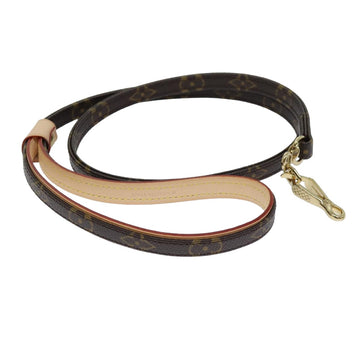 LOUIS VUITTON Monogram Less Baxter MM Dog Leash M58056 LV Auth 75533