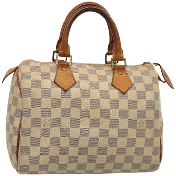 LOUIS VUITTON Damier Azur Speedy 25 Hand Bag N41534 LV Auth 75553