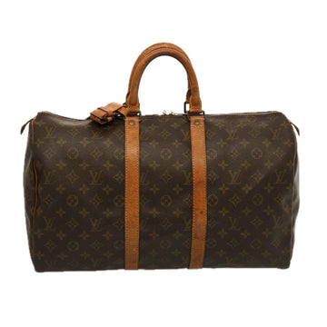 LOUIS VUITTON Monogram Keepall 45 Boston Bag M41428 LV Auth 75558