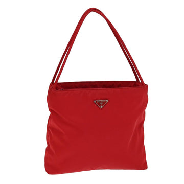 PRADA Tote Bag Nylon Red Auth 75581