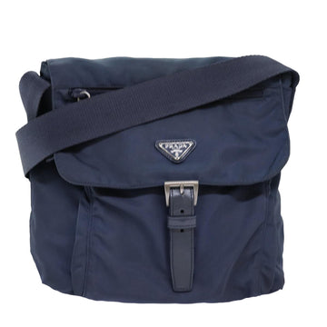 PRADA Shoulder Bag Nylon Navy Auth 75634