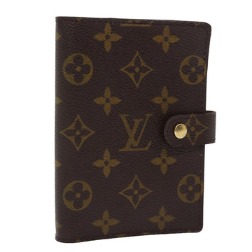 LOUIS VUITTON Monogram Agenda PM Day Planner Cover R20005 LV Auth 75686