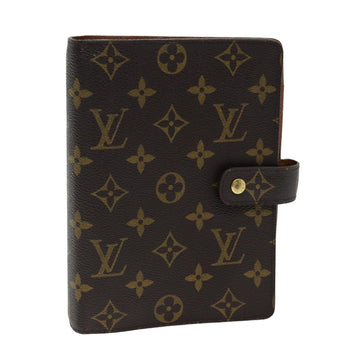 LOUIS VUITTON Monogram Agenda MM Day Planner Cover R20105 LV Auth 75709