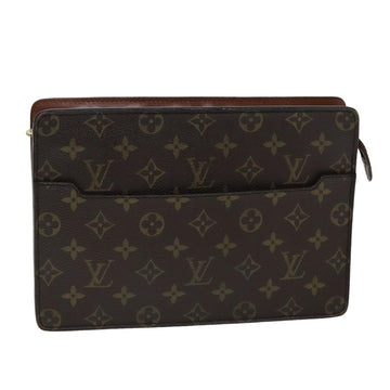 LOUIS VUITTON Monogram Pochette Homme Clutch Bag M51795 LV Auth 75716