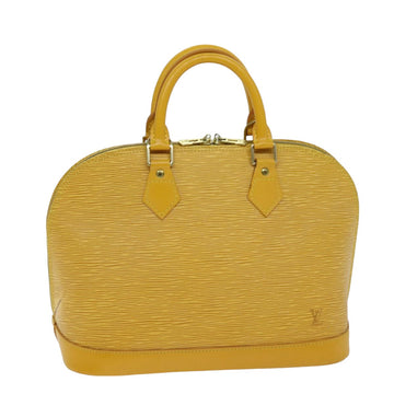 LOUIS VUITTON Epi Alma Hand Bag Tassili Yellow M52149 LV Auth 75756